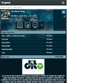 Tablet Screenshot of dito-buisson.skyrock.com