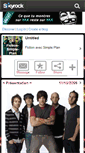 Mobile Screenshot of fiction-simple-plan.skyrock.com