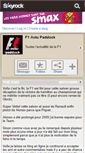 Mobile Screenshot of f1-actu-paddock.skyrock.com