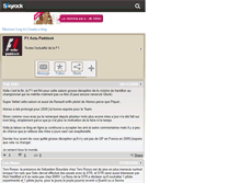 Tablet Screenshot of f1-actu-paddock.skyrock.com