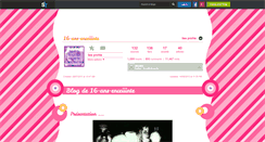 Desktop Screenshot of 16-ans-enceiiinte.skyrock.com