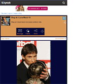 Tablet Screenshot of i-love-messi-10.skyrock.com