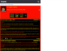 Tablet Screenshot of dragons-catalans66.skyrock.com