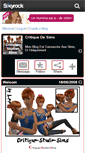 Mobile Screenshot of critique-studio-sims.skyrock.com