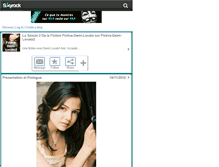 Tablet Screenshot of fictive-demi-lovato2.skyrock.com