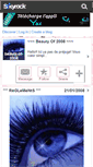 Mobile Screenshot of beauty-of-2008.skyrock.com