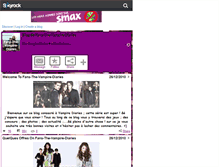 Tablet Screenshot of fans-the-vampire-diaries.skyrock.com