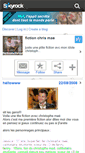 Mobile Screenshot of fictionchrismae.skyrock.com