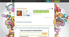 Desktop Screenshot of lecahierdesdessins.skyrock.com
