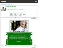 Tablet Screenshot of dreamboys-japan.skyrock.com