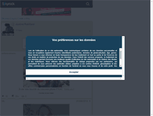 Tablet Screenshot of justinerobillard.skyrock.com