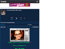 Tablet Screenshot of christophe---willem.skyrock.com