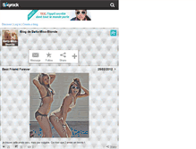 Tablet Screenshot of bella-miss-blonde.skyrock.com