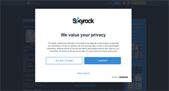 Desktop Screenshot of blogdefoot50.skyrock.com