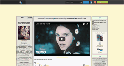 Desktop Screenshot of lanadel-rey.skyrock.com