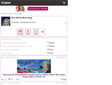 Tablet Screenshot of elisa-officiaal-musiique.skyrock.com