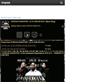 Tablet Screenshot of africangangster-lefilm.skyrock.com
