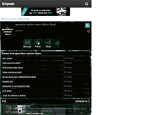 Tablet Screenshot of generation-verdure-4zero.skyrock.com