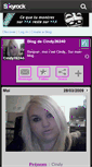 Mobile Screenshot of cindy26240.skyrock.com