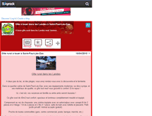 Tablet Screenshot of gitedansleslandes.skyrock.com