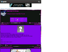 Tablet Screenshot of death-note-vs-life-note.skyrock.com