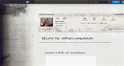 Desktop Screenshot of abdellahnhari.skyrock.com