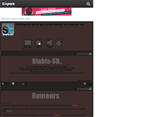 Tablet Screenshot of blabla-sd.skyrock.com