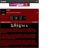 Tablet Screenshot of enigma.skyrock.com