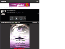 Tablet Screenshot of goths-beauties.skyrock.com