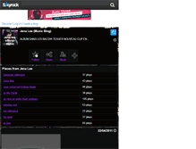 Tablet Screenshot of jena-lee-official-music.skyrock.com