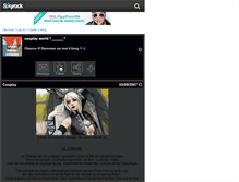 Tablet Screenshot of chibi-kaede-cosplay.skyrock.com