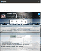 Tablet Screenshot of christophe.skyrock.com
