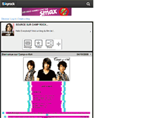 Tablet Screenshot of camp-x-r0ck.skyrock.com