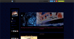 Desktop Screenshot of lovetitanic8.skyrock.com