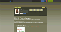 Desktop Screenshot of forever-vampire.skyrock.com