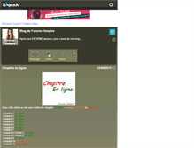 Tablet Screenshot of forever-vampire.skyrock.com