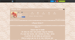 Desktop Screenshot of lifeyour-dream.skyrock.com