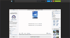 Desktop Screenshot of championnats2008.skyrock.com