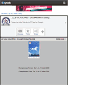 Tablet Screenshot of championnats2008.skyrock.com