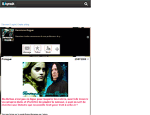 Tablet Screenshot of hermione-rogue.skyrock.com