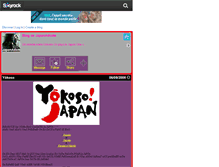 Tablet Screenshot of japanadictte.skyrock.com