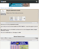 Tablet Screenshot of coteetmatch-conseils.skyrock.com
