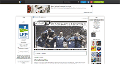 Desktop Screenshot of actus-lfp.skyrock.com