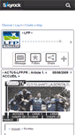 Mobile Screenshot of actus-lfp.skyrock.com