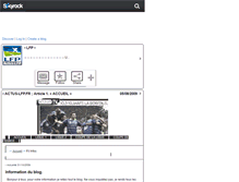 Tablet Screenshot of actus-lfp.skyrock.com