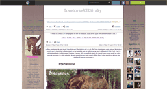 Desktop Screenshot of lovehorse83520.skyrock.com