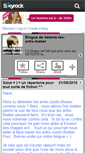 Mobile Screenshot of deteste-les-antis-bieber.skyrock.com