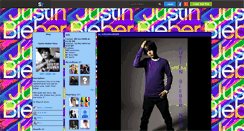 Desktop Screenshot of justin-bieber-new.skyrock.com