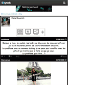 Tablet Screenshot of clairebouanich.skyrock.com