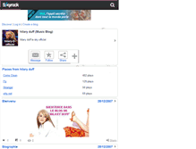 Tablet Screenshot of hilary-d-officiel.skyrock.com
